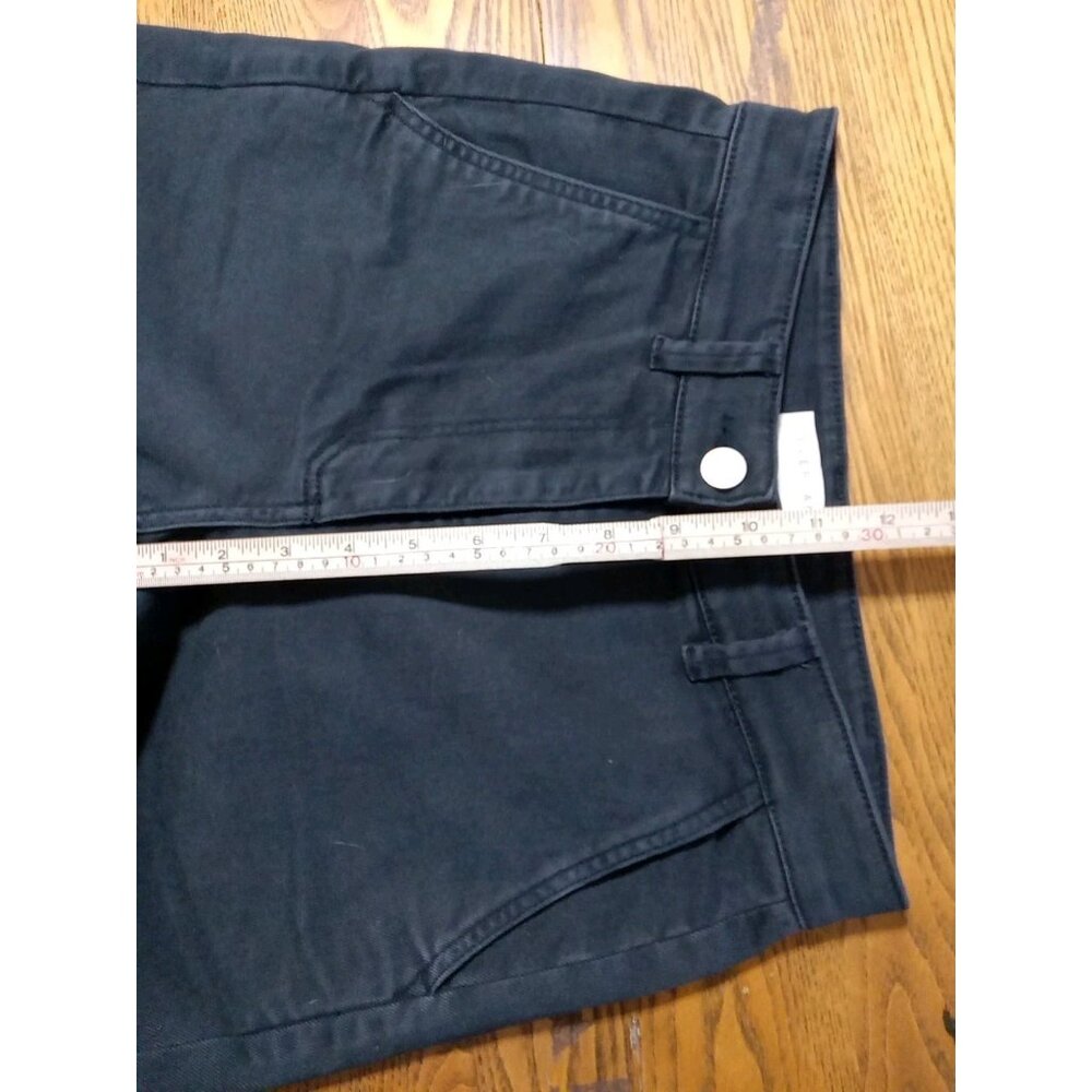 EVERLANE Womens Jeans 0 BLACK WIDE LEGS Preowned Summer Spring Winter Used - Picture 5 of 8